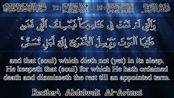 عبد الولي الأركاني - سورة الزمر | Abdulwali Al-Arkani - Surah Az-Zumar