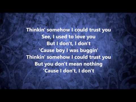 Mariah Carey - I Don\'t - Lyrics