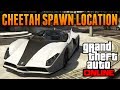 GTA 5 Online - Cheetah Spawn Location! - How To Get &amp; Store the Cheetah for Free!