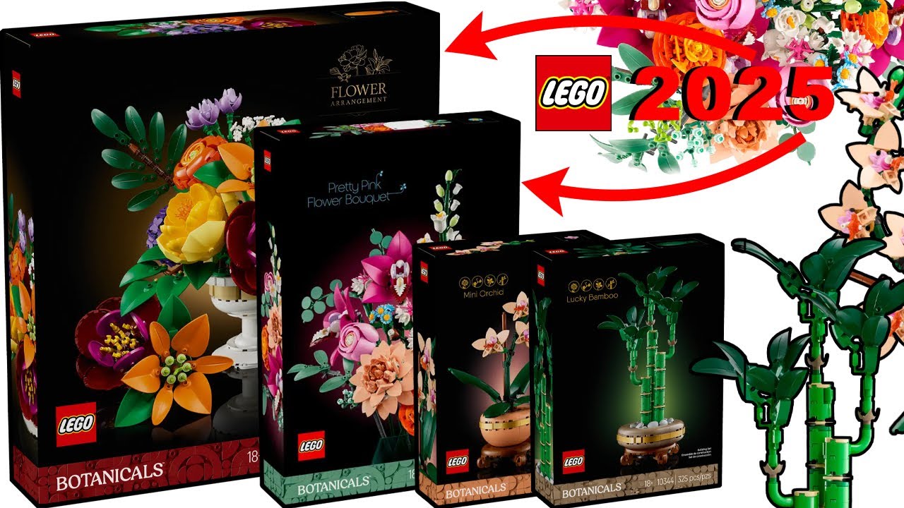 110€ für LEGO BLUMEN?, das SIND die KOMMENDEN Botanical Sets|LEGO Botanical 2025 News 