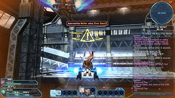 Phantasy Star Online 2: Use the boost to get through!