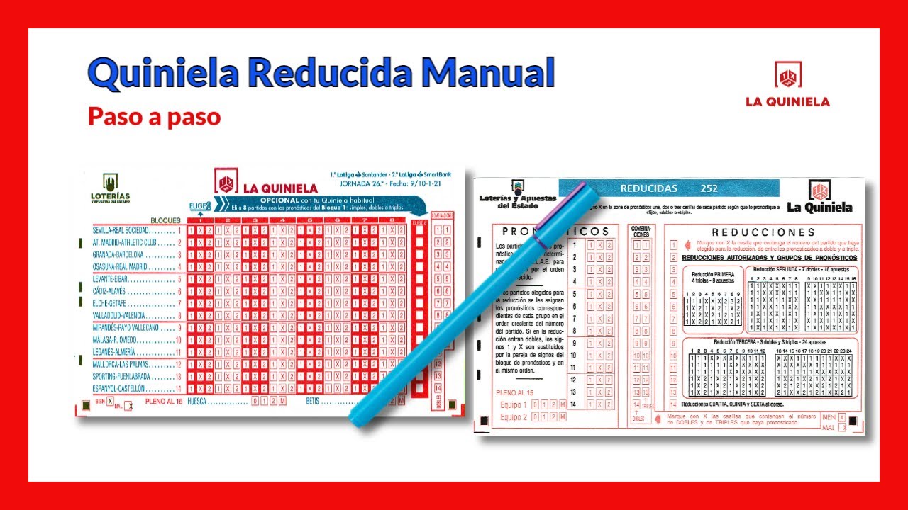 Como funciona la quiniela reducida