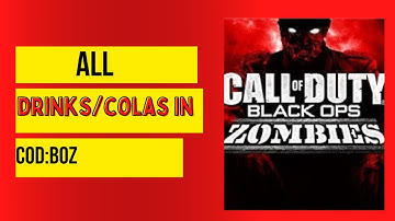 All drinks/colas in COD:BOZ on Android and iOS!