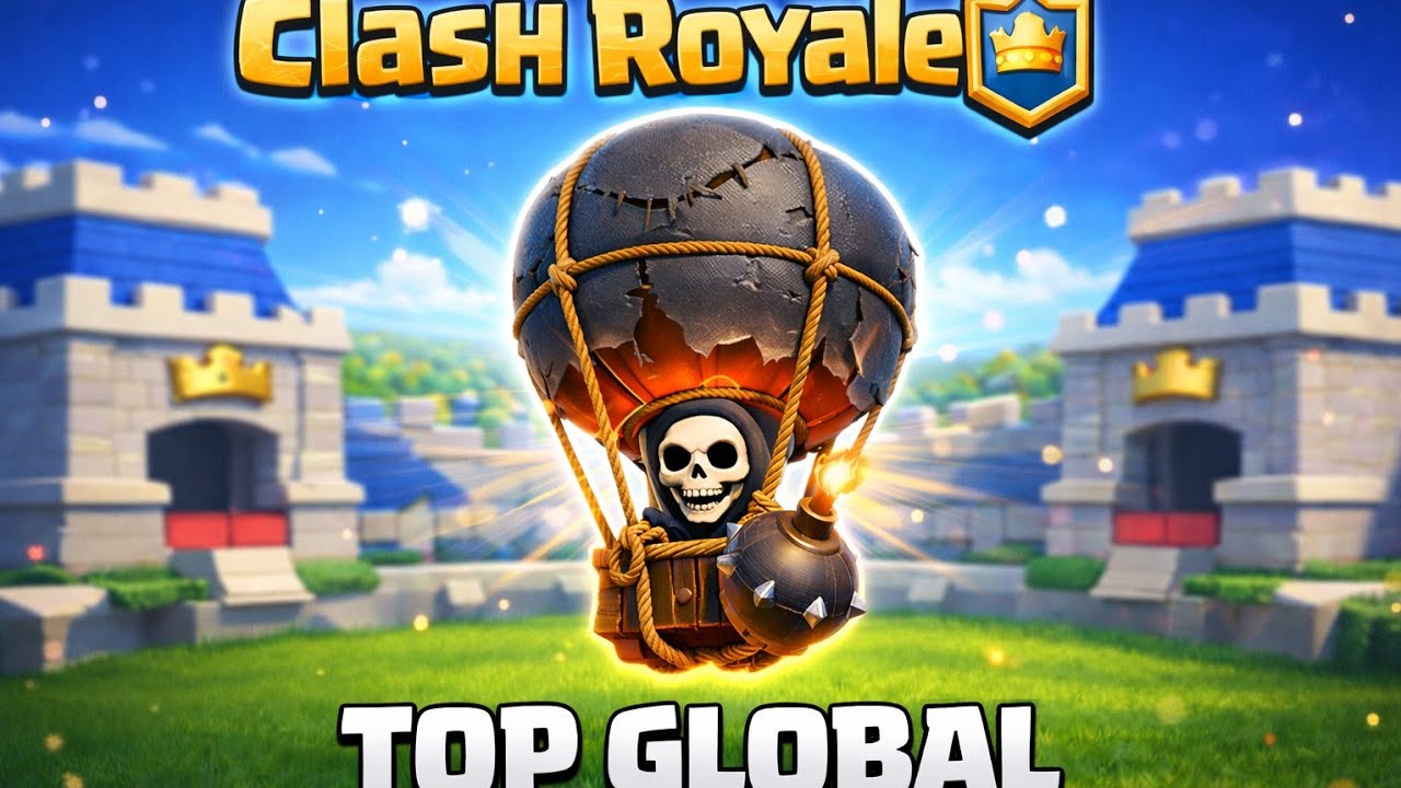 Balão2.9 no top global Clash Royale 