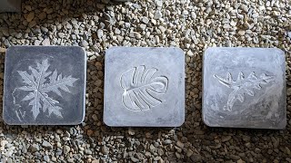 Unique Patterned Garden Paving Slabs Tutorial - Concrete Art Làm Tấm Bê Tông Lát Sân Vườn