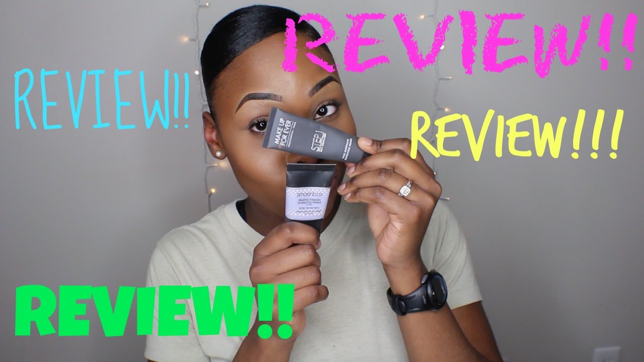 REVIEW!!! Smashbox and Makeup forever Primer |Jasmine KnightTime