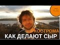 Кострома и производство сыра || Прогулка по Костроме и производство сыра