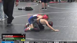 Big Grade 5 And 6 60 Oscar Kriegler Mwc Wrestling Academy Vs Nickolus Mccrea Bondurant Wrestling C