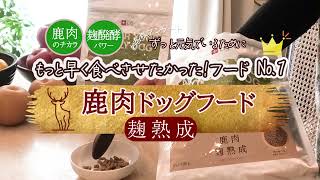 国産　無添加　鹿肉ドッグフード　麹熟成