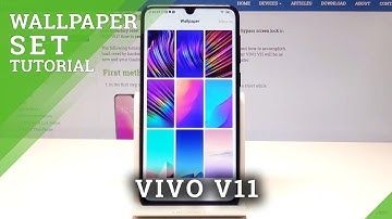 How to Change Wallpaper in VIVO V11 - Set Up Home Screen & Lock Screen Wallpaper