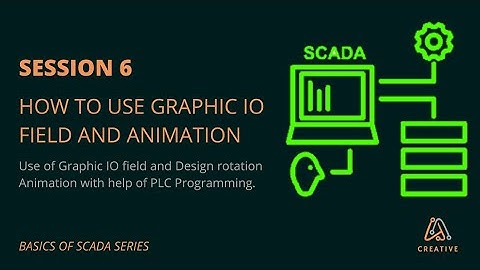 SIEMENS WinCC SCADA | How to create Graphic IO fields and Animation design