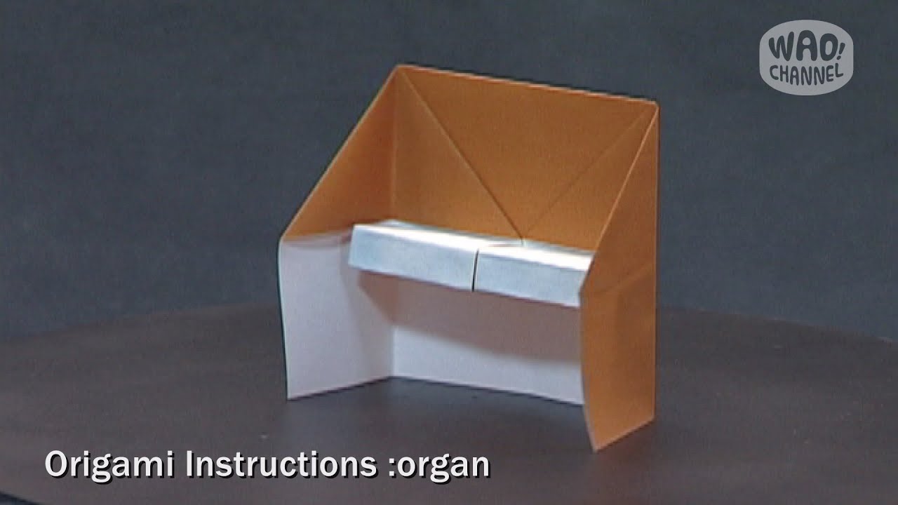 折り紙 折り方 オルガンの折り方 Youtube