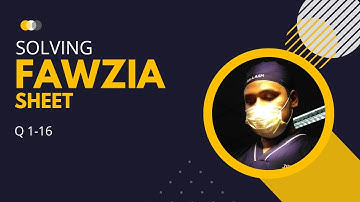 Part (1/4)_Fawzia Sheet_Paper One_ Q1-Q16 | MRCS Part A Preparation #mrcs #medical  #surgery