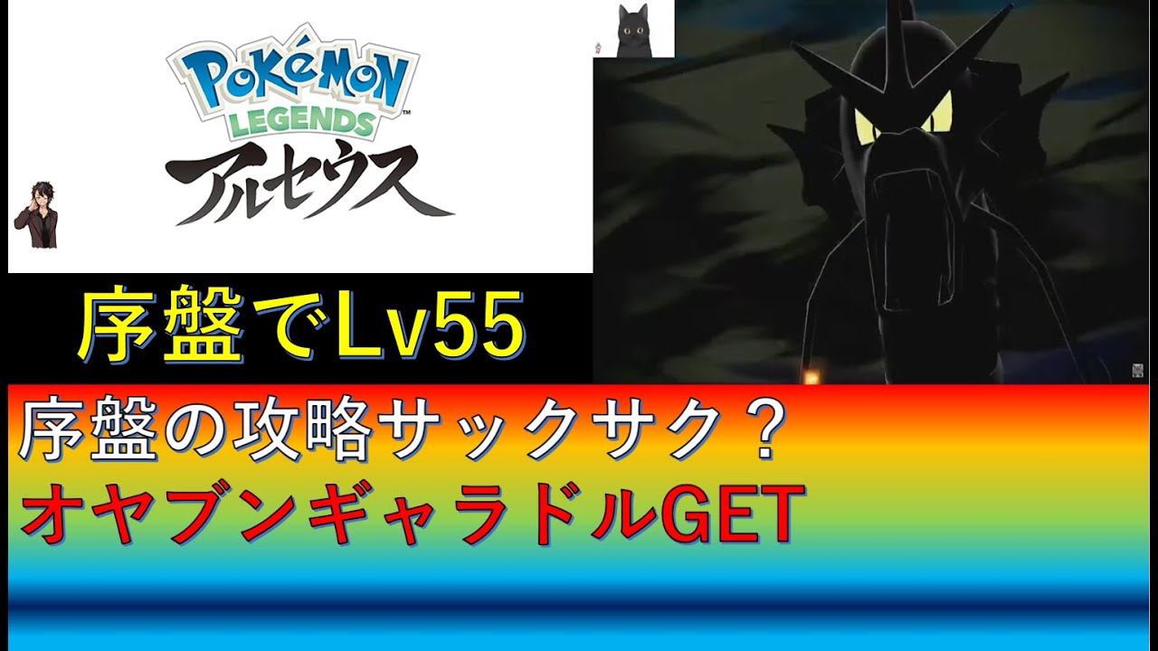 序盤からレベル55 オヤブンギャラドス ゲット方法 解説 Pokemon Legends アルセウス Youtube