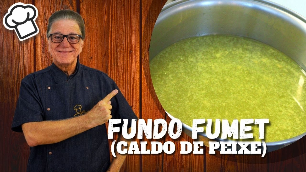 Como fazer um fundo fumet (caldo de peixe) | Cozinha básica | Chef Zeca