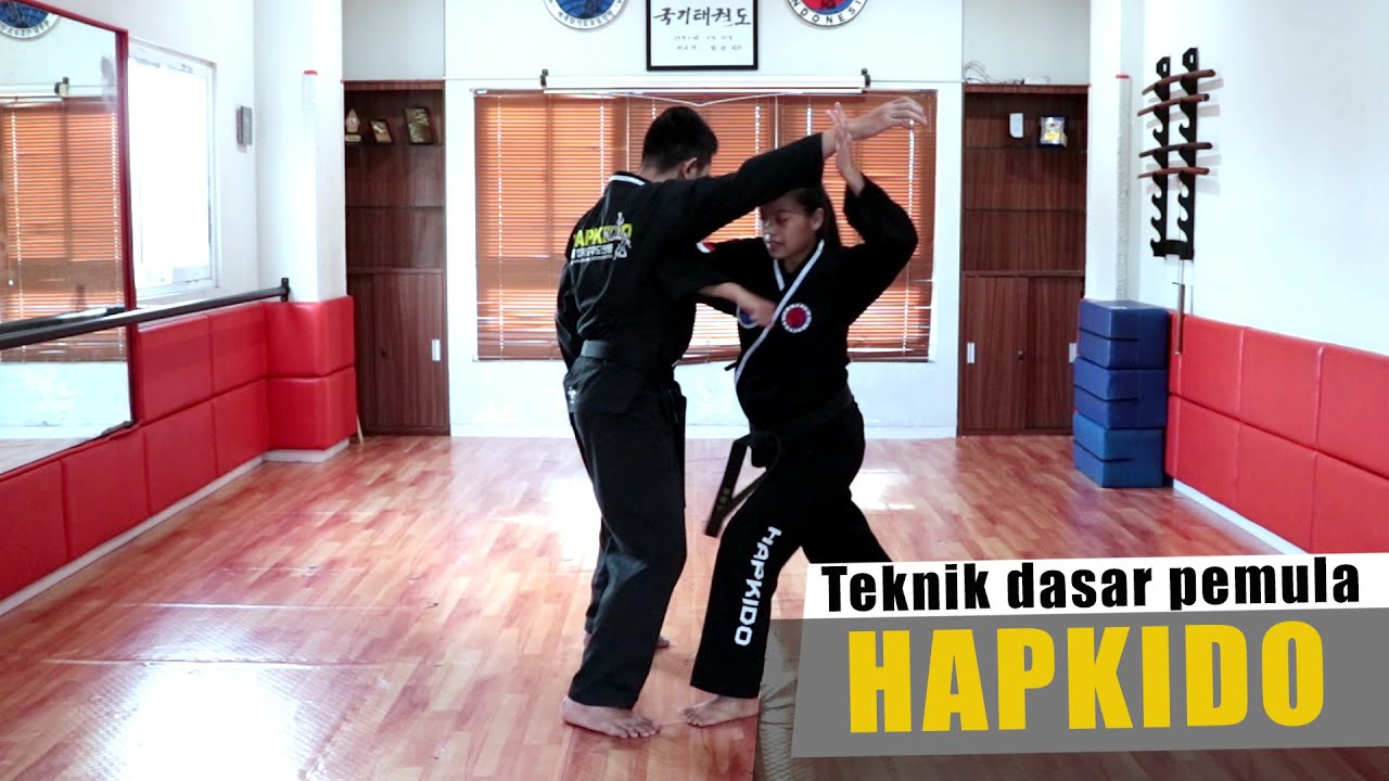 Tutorial berlatih Hapkido teknik dasar Paegi serta Chigi untuk sabuk putih dan kuning.