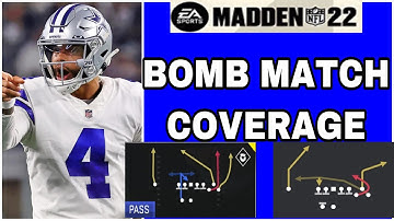 MADDEN 22 - HOW TO BOMB MATCH COVERAGE EASILY IN ANY PLAYBOOK ‼️ BECOME UNSTOPPABLE ON OFFENSE 😳