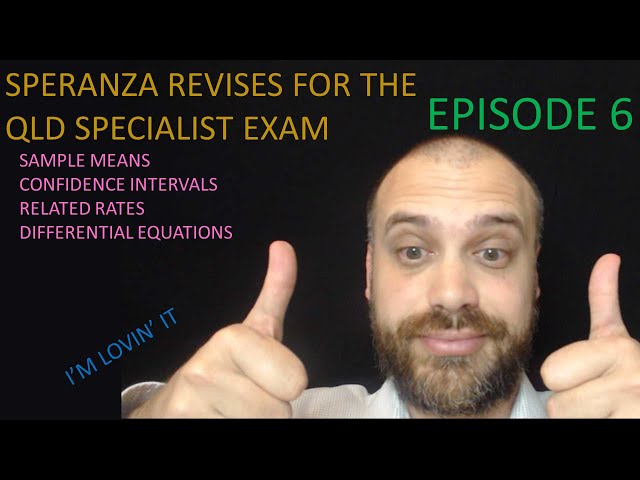 Revising for the QLD Specialist External Exam: Part 6