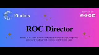 Findots Application| How to Add Director Details | Step-by-step Guide