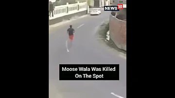 Sidhu Moosewala Killed | CCTV Visuals Of Moment When Sidhu Moosewala Was Shot | #Shorts | CNN News18