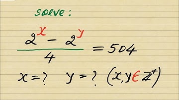 A Beautiful Exponential Problem | Math Olympiad Preparation| Solve for X and Y 