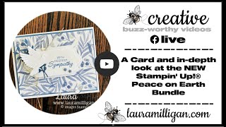Create a Card with Laura using the NEW Peace on Earth Bundle by Stampin' Up!