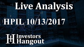 HPIL Stock Live Analysis 10-13-2017