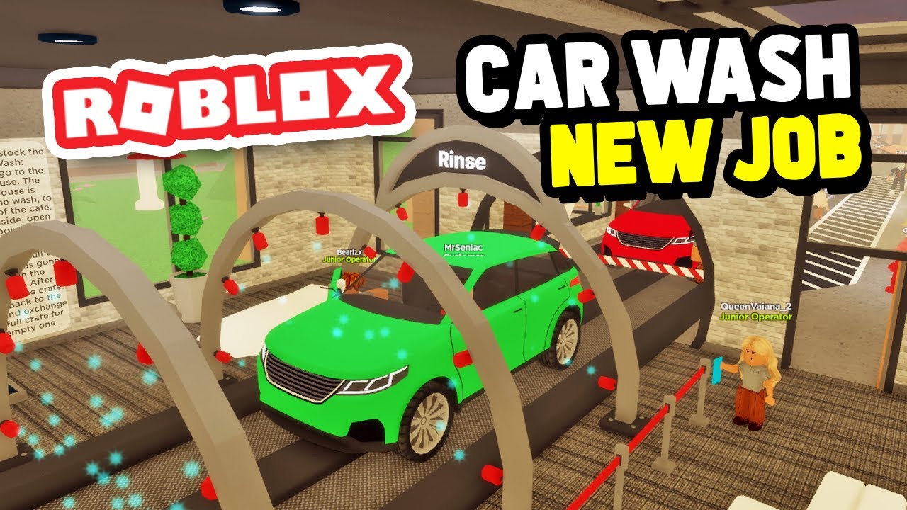 the CEO of a CAR WASH in Roblox Washiez YouTube