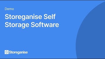 Storeganise self storage software demo