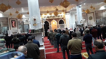 صلاة المغرب بصوت القارئ عبدالله الدليمي ابو محمد في جامع خالد