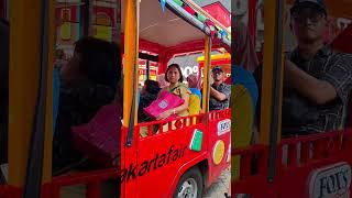 naik bis wara wiri transjakarta keliling