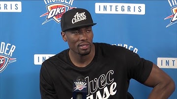 Thunder exit interview: Serge Ibaka (2015-04-16)
