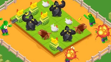 Merge Animal Defense Max Level Gameplay