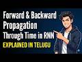 5. Forward &amp; Backward Propagation Through Time in RNN Explained in Telugu | Deep Learning Concepts