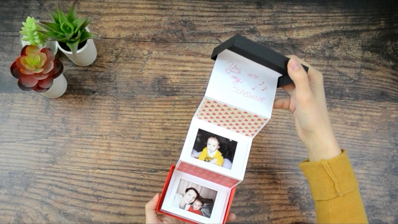 DIY Photo Album Box Magic Gift Box Idea Paper Craft Ideas YouTube