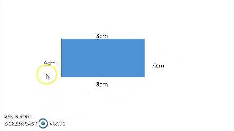 Perimeter of a Rectangle (4.5C & 4.5D)