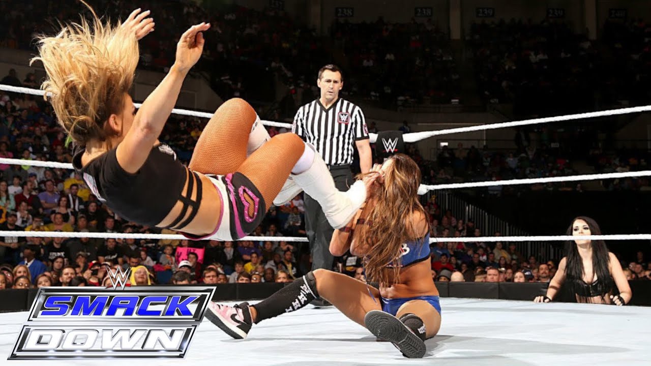 WWE SmackDown Nikki Bella Vs Natalya January 15, 2015 - YouTube