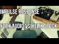 Comparativo impulse response york audio vs ir helix  matchless e vox ac30