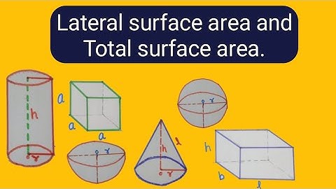 Difference Between Lateral and Total Surface Area?