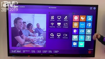 ISE 2019: UC Workspace Shwocases Quicklaunch on a MondoPad Launch from InFocus