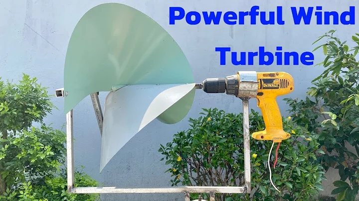 Build a Powerful Wind Turbine at Home with Simple Tools