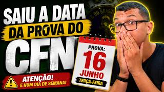 🚨 SAIU A DATA DA PROVA DO CFN 2026!(FUZILEIROS NAVAIS)