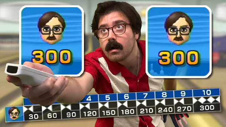 I tried to bowl two perfect games in a row (in wii...