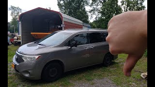 A Tour of a 2012 Nissan Quest Van and Why I Don't Recommend  It