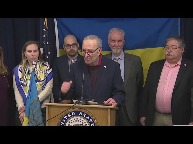 Aid From U S Is Needed To Win War In Ukraine Schumer