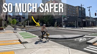 Seattle's First Protected Intersection  Prioritizing Safety for Bikes and Pedestrians!