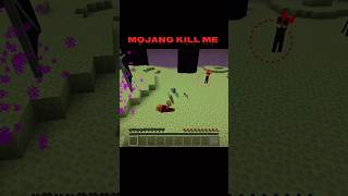 Mojang kill me #minecraft #funny #shortviral