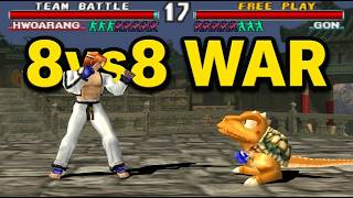 TEKKEN 3: 8v8 Team Battle - Can We Get a Perfect Run? screenshot 4