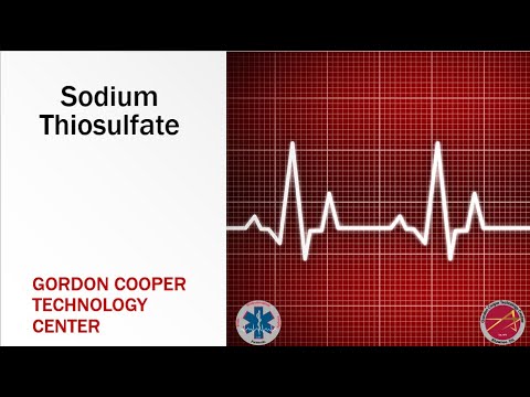 Video: Sodium Thiosulfate - Instruksjoner, Påføring, Indikasjoner