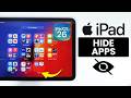 How to Hide Apps on iPad - Hide Apps Setting (iPadOS 26)